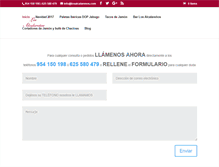 Tablet Screenshot of losalcalarenos.com